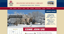 Desktop Screenshot of brainerdlibrary.lioninc.org