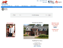 Tablet Screenshot of catalog.lioninc.org